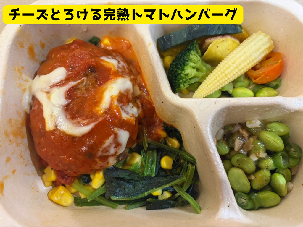GREEN SPOON チーズとろける完熟トマトハンバーグ　副菜